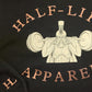 Black Cotton blend Hoodie Women's Half-Life apparel Logo on the back