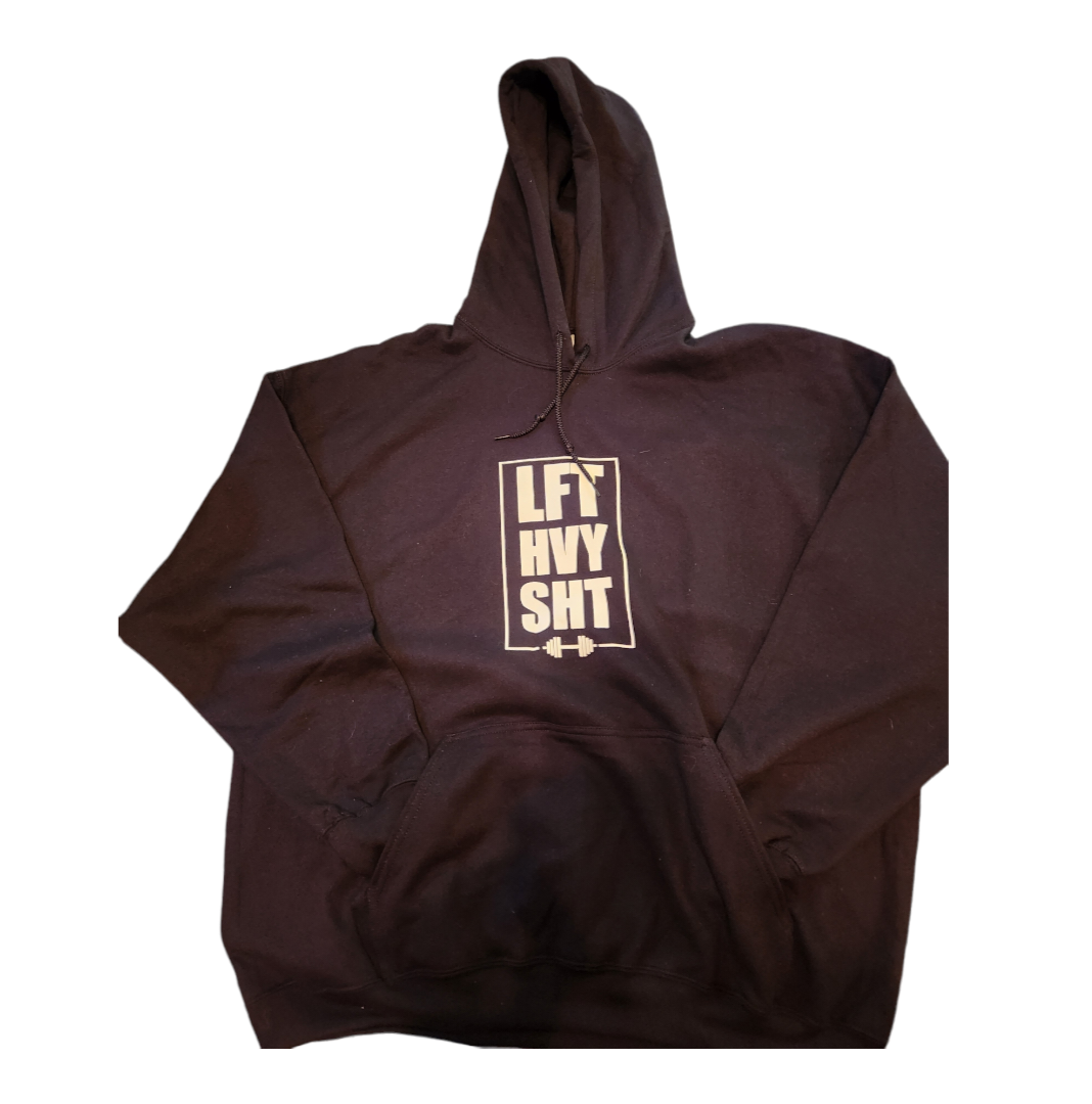 "Lft Hvy Sht" 100% cotton Hoodie